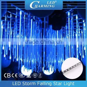 RGB LED Bright Falling Star LED Christmas Tube Lights For Hotel thumbnail-4