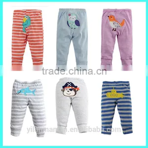 Hot Sale 100% Cotton Cute Embroirdery Kids / Children / Baby Pants for Autumn Quality Choice thumbnail-1