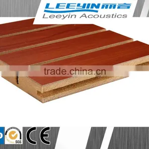 E0 E1 Waterproof Material Wood Panel Outdoor Grooved Acoustic Panels thumbnail-5