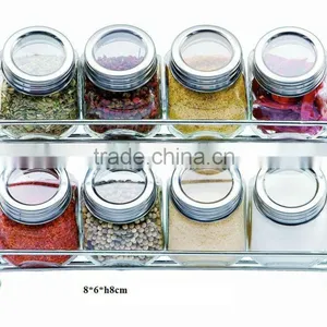 Glass Storage Jars With 2 Sides Stand thumbnail-1