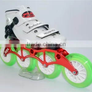 Professional Carbon Shell Speed Skating Shoes Inlinr Racing White Color Skating Shoes Inline Skate Shoes Roller Skate thumbnail-1