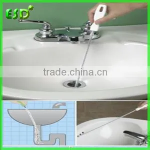 ESD White Long Handle Nylon Pipe and Drain Brush thumbnail-2