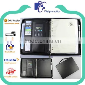 A3/a4/a5 Size Mens pu Leather Padfolio for Sale Quality Choice thumbnail-2