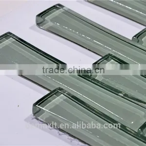 Green Color Bamboo Design Crystal Glass Mosaic for Swimming Pools thumbnail-3