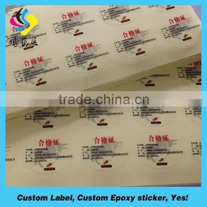 Self Adhesive Transparent Sticker Paper/supermarket Used Food Display Tab thumbnail-1