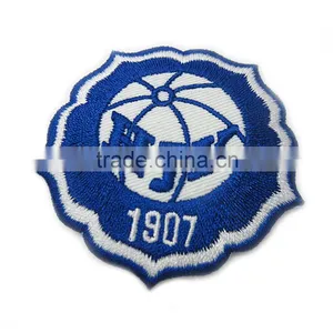 In-house Produced Embroidery Textile Badges, Machine Embroidery Designs Badges Produced in China thumbnail-1