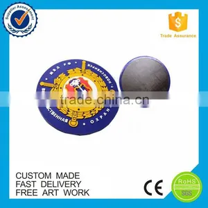 Promotional Hot Design Soft Pvc Rubber Custom Fridge Magnet Round thumbnail-2