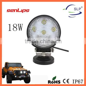 18W CIRCLE LED WORK LIGHT SPOT FLOOD BEAM OFF ROAD, SUV thumbnail-1