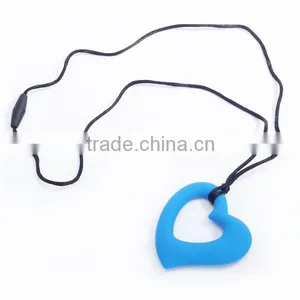 100% Food Grade Silicone FDA Approved BPA Free Silicone Pendant Teether For Baby thumbnail-3