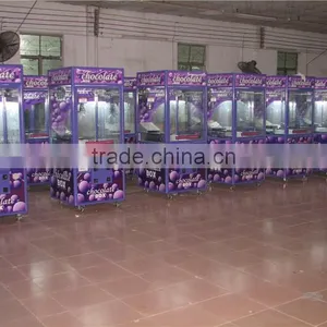Coin Operated Chocolate Crane Machine 2015new Model Crane Claw Machine for Sale Upright Arcade Game Machine thumbnail-5