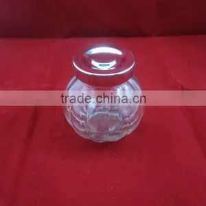 Round Shape Sweet Glass Jar With Cap thumbnail-1