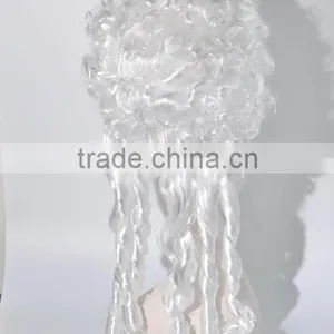 Hot Selling Cospaly White Afron Curl Synthetic Wig N242 thumbnail-3