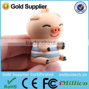 Cartoon Novelty Pig Usb Flash Drive for 2.0 Drive thumbnail-1