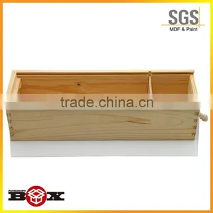 Latest Design Latest Design Wine Wooden Box With PVC Window thumbnail-1