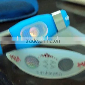 Custom Power Silicone Balance Bracelet&wrist-band thumbnail-1