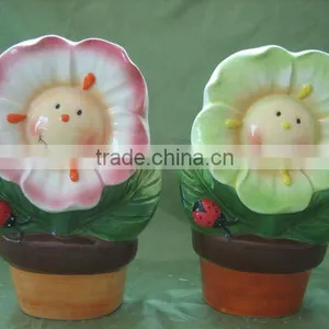 Kitchen Tool Jar With Flower thumbnail-1