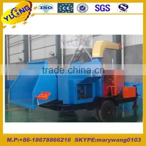 10-20t/h Tractor Mobile Wood Chip Shredder Mill for Sale thumbnail-1