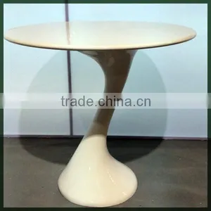 New Design Hot Selling White Fiberglass Side Table thumbnail-1