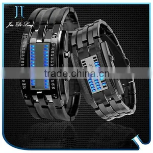 Latest New Electronic Bracelet Fashion Square Led Men Watches thumbnail-5