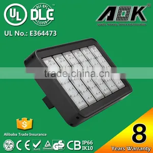 240W DLC UL 90-305VAC 26400lm 3000-6500K Solar Flood Light thumbnail-1