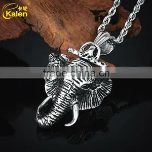 Elephant Head Pendants Best Friend Forever Pendant thumbnail-1