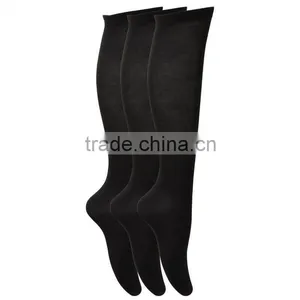 Cotton Girls Ladies Women Knee High Socks thumbnail-2