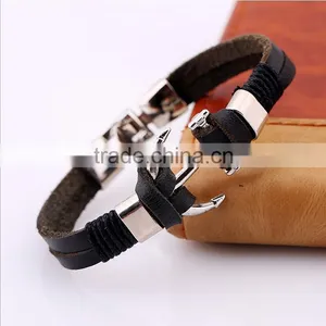 Simple Leather Bracelet Charms Bracelet thumbnail-2