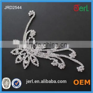 Wholesale Bright Crystal&copper Rhinestone Applique From China thumbnail-5
