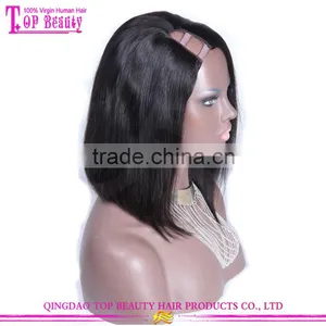 100% Human Hair U Part Wig Black Women Natural Wigs And Hairpieces thumbnail-5