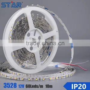 2.4W SMD 3528 30leds IP20 DC24V DC12V Flexible Led Light Strip thumbnail-4