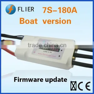 Electric Regulator 7S 180A ESC for rc Boat thumbnail-1