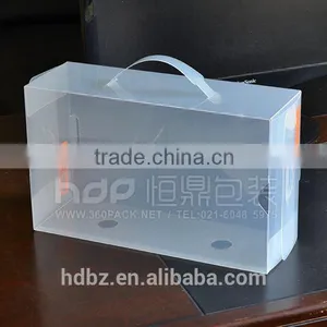 Wholesale Clear Pvc pp Pet Shoe Packaging Box thumbnail-3