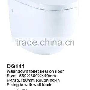 European Popular Design Ceramic Wall Hung Toilet thumbnail-2