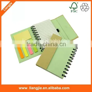 Kraft Cover Spiral Eco-friendly Notebook With Pen thumbnail-1