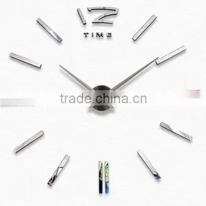 Different Types of Wall Clocks DIY 3D Wall Clock Home Decor Bell Cool Mirror Stickers Art Watch thumbnail-1