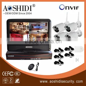 Wifi Mobile NVR 4CH 1080p P2P NVR Kit, Wireless CCTV Camera System thumbnail-2