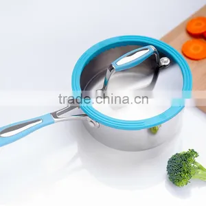 Vantage Design- High Quality 16cm/20cm/24cm Cookware Set With Impact Bonding Bottom and Silicone Handle/saucepan and Casserole thumbnail-3