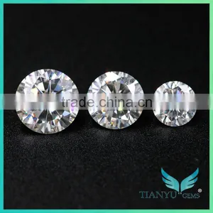 Loose Diamond Moissanite Charles 4h Sic Solitaire 8mm Round Brilliant Cut 2 Carat Moissanite thumbnail-5