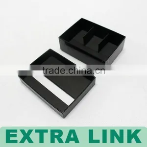 China Manufacturers Printing Custom Logo Black MDF Usb Flash Drive Gift Box, High Quality Electronic Packaging Box thumbnail-1
