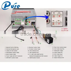 Android Car DVD Player Automatic 1024*600 Capacitive Touch Screen OBD Car Player thumbnail-5