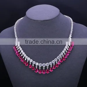 Cheap Wedding Jewelry Set,zircon Tear Drop Jewelry Set thumbnail-3