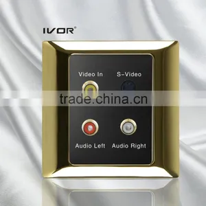 IVOR SS Series S&AV Terminal Wall Socket thumbnail-1