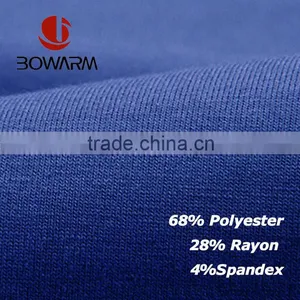68% Polyester 28% Rayon 4% Spandex Single Jersey Fabric thumbnail-1