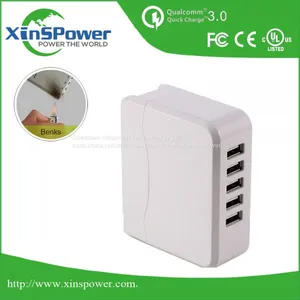 High Quality Desktop Type 5 Ports 5V 8A EU Plug Travel USB Charger With FCC UL CE Certification thumbnail-3