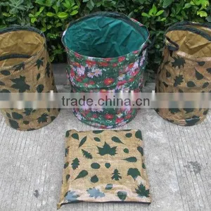 Printed Colorful Pop up Garden Bag Easily Collapsible Pop up Big Volume Garden Leaves Bag thumbnail-1