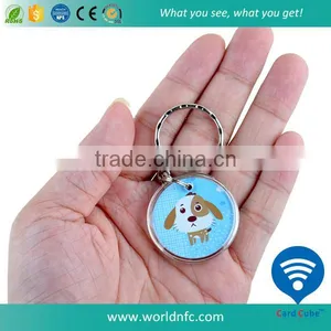 13.56mhz MF Desfire 2k RFID PVC Keyfob/ Keychain/ Key Tag for Door Access Control thumbnail-4
