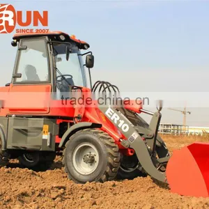 2015 New Design Everun 1.0 Ton Small Agricultural Machine Mini Wheel Loader With Sweeper thumbnail-1