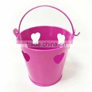 Small Easter Pail Tin With Wire Handle thumbnail-6
