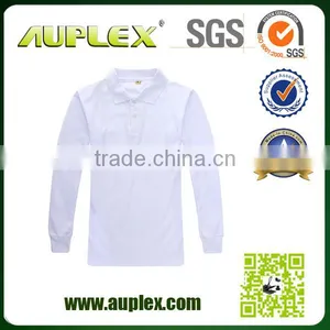 Pique Lapel Sublimationt Blank Organic Cotton Latest Formal White Shirt Designs for Men thumbnail-1