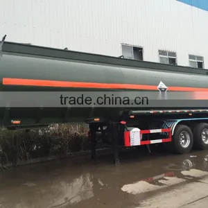 27m3 Chemical Liquid Tank 3 Axel Trailer With Three 13 Ton FUWA Axles thumbnail-4